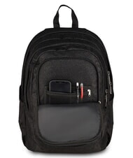 SEVEN SHINY TECH Laptop-Rucksack Schwarz - Rucks&auml;cke f&uuml;r Schule &amp; Freizeit - 5