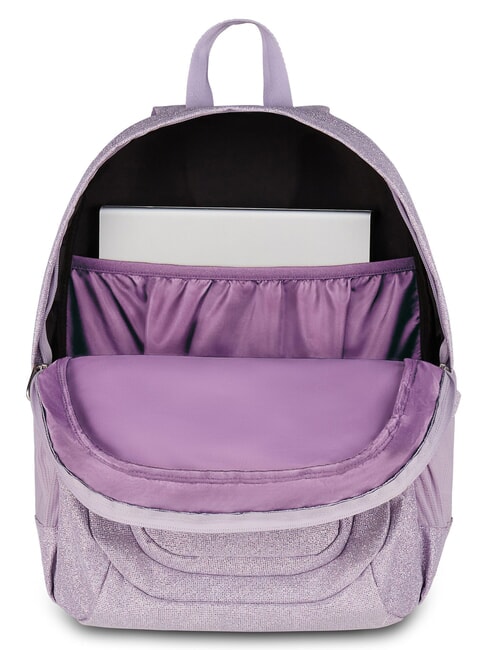 SHINY TECH Laptop-Rucksack SCHWARZ GESTREIFTER WALD - Rucks&auml;cke f&uuml;r Schule &amp; Freizeit