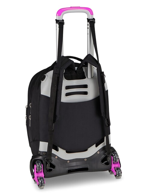 PLUMPY LINE GIRL DETACH Doppelseitiger Trolley-Rucksack Schwarz - Rucks&auml;cke mit Trolleyfunktion