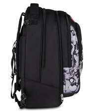 SEVEN PLUMPY LINE GIRL Doppelseitiger Trolley-Rucksack Schwarz - Rucks&auml;cke mit Trolleyfunktion - 7