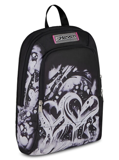 PLUMPY LINE GIRL DETACH Doppelseitiger Trolley-Rucksack Schwarz - Rucks&auml;cke mit Trolleyfunktion