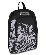 SEVEN PLUMPY LINE BOY Doppelrucksack mit Trolley Schwarz - Rucks&auml;cke mit Trolleyfunktion - 8