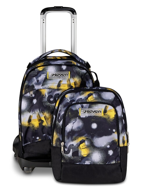 GOLDEN PAINT DETACH 3-in-1-Trolley-Rucksack Stahlgrau - Rucks&auml;cke mit Trolleyfunktion