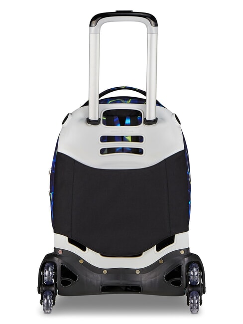 ELECTRICVIBE BOY Dreifach-Rollen-Trolley-Rucksack blautief - Rucks&auml;cke mit Trolleyfunktion