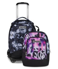 SEVEN BUZZY NOTE GIRL Trolley-Rucksack, geteilt und abnehmbar Zyklamin - Rucks&auml;cke mit Trolleyfunktion - 2
