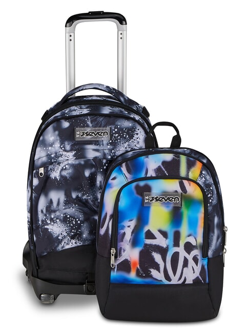 BUZZY NOTE BOY 3-in-1-Rucksack KIEFERNNADEL - Rucks&auml;cke mit Trolleyfunktion