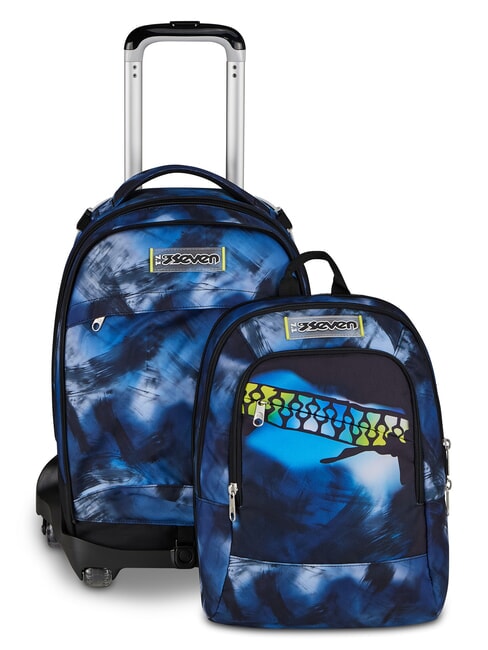 BLU FUSION 3-in-1 Trolley-Rucksack fluoreszierendes T&uuml;rkis - Rucks&auml;cke mit Trolleyfunktion