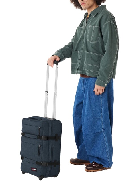TRANSIT'R PLUS S Handgep&auml;ckwagen dreifach denim - Handgep&auml;ck