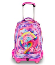 SJGANG JOYFUL PINS GIRL 3-in-1-Trolley-Rucksack fuchsiafluo - Rucks&auml;cke mit Trolleyfunktion - 2