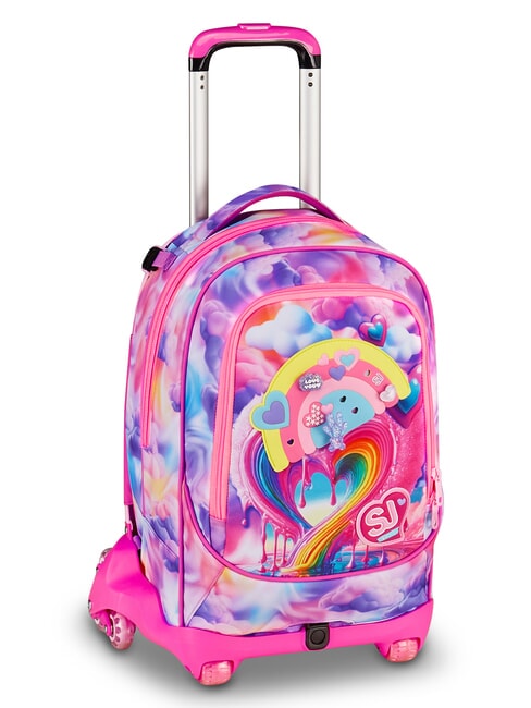 JOYFUL PINS GIRL 3-in-1-Trolley-Rucksack fuchsiafluo - Rucks&auml;cke mit Trolleyfunktion