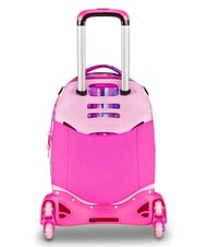 SJGANG JOYFUL PINS GIRL 3-in-1-Trolley-Rucksack fuchsiafluo - Rucks&auml;cke mit Trolleyfunktion - 4
