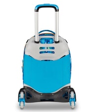 SJGANG JOYFUL PINS BOY  BLAUER DRUCK - Rucks&auml;cke mit Trolleyfunktion - 3