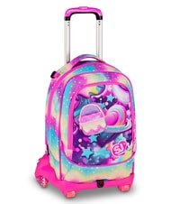 SJGANG SOFT POUCH GIRL Trolley-Rucksack, abnehmbar rosa Puppe - Rucks&auml;cke mit Trolleyfunktion - 2