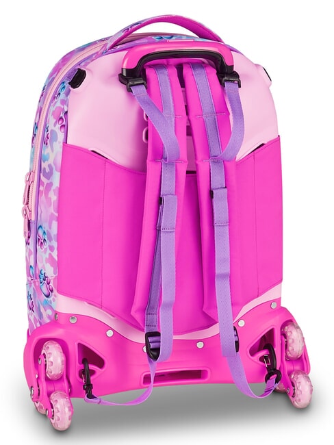 GLOWCAT Rucksack mit abnehmbarem Trolley zartes Flieder - Rucks&auml;cke mit Trolleyfunktion