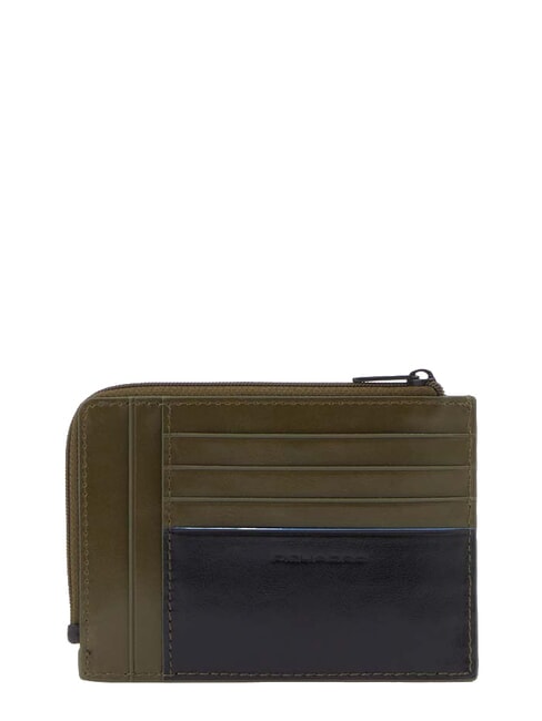 B2 REVAMP Kartenetui mit M&uuml;nzfach Gr&uuml;n Schwarz - Brieftaschen Herren