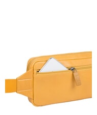 PIQUADRO FALSTAFF G&uuml;rteltasche aus Leder Gelb - H&uuml;fttaschen - 2