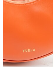 FURLA PRIMAVERA Kleine Umh&auml;ngetasche aus Kalbsleder Mandarine - Damentaschen - 3