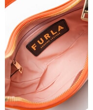 FURLA PRIMAVERA Kleine Umh&auml;ngetasche aus Kalbsleder Mandarine - Damentaschen - 5