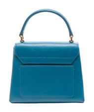 FURLA 1927 Mini-Handtasche mit Schultergurt aus Leder blaugr&uuml;n - Damentaschen - 3