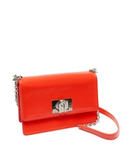 FURLA 1927  Mini-Umh&auml;ngetasche aus Naplack-Leder Feuer - Damentaschen - 2