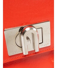 FURLA 1927  Mini-Umh&auml;ngetasche aus Naplack-Leder Feuer - Damentaschen - 3