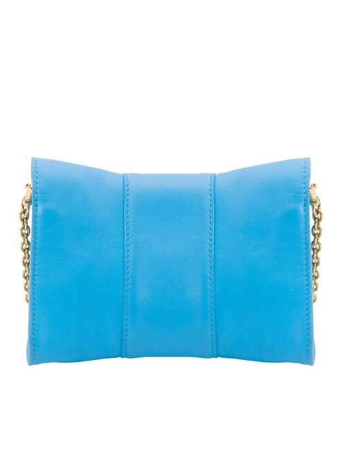 METROPOLIS Mini-Umh&auml;ngetasche aus Leder himmelblau - Damentaschen