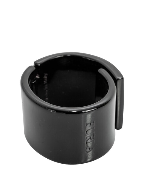 SNAP BANGLE Armband  schwarz / rubin - Armb&auml;nder
