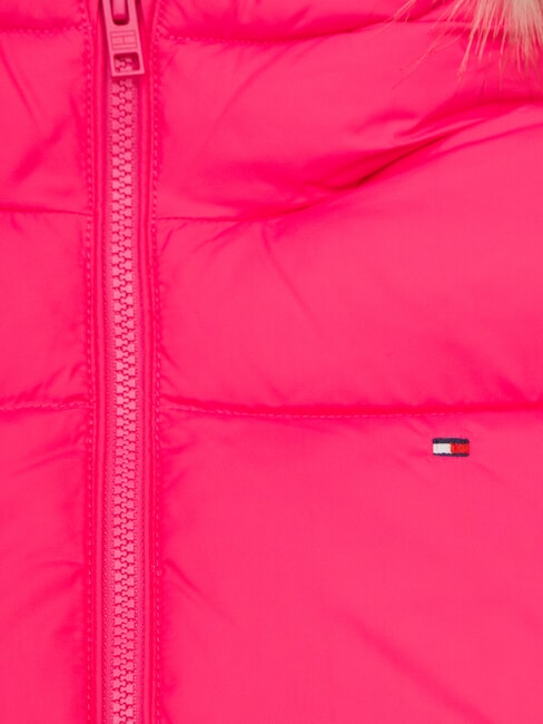 TH Daunenjacke mit Kapuze hei&szlig;es Magenta - Kinder Jacken