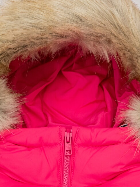 TH Daunenjacke mit Kapuze hei&szlig;es Magenta - Kinder Jacken