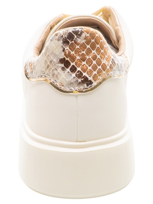 VENUS Turnschuhe Creme/Python - Damenschuhe
