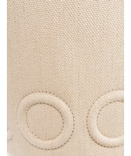 COCCINELLE MYRTHA CANVAS Beuteltasche mit Schultergurt Riff / Pfirsich - Damentaschen - 3