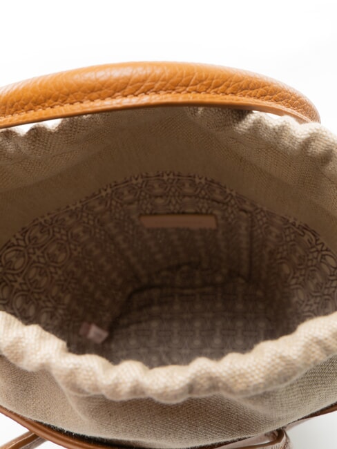 MYRTHA CANVAS Beuteltasche mit Schultergurt Riff / Pfirsich - Damentaschen