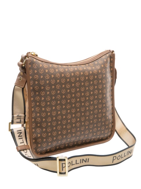 HERITAGE Verstellbare Schultertasche braun / creme - Damentaschen