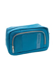 AMERICAN TOURISTER BLAZING RIDE Kosmetikkoffer mit Vordertasche T&uuml;rkis/Orange - Beauty-Case - 2