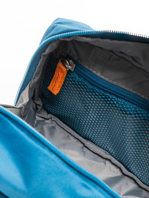 BLAZING RIDE Kosmetikkoffer mit Vordertasche T&uuml;rkis/Orange - Beauty-Case
