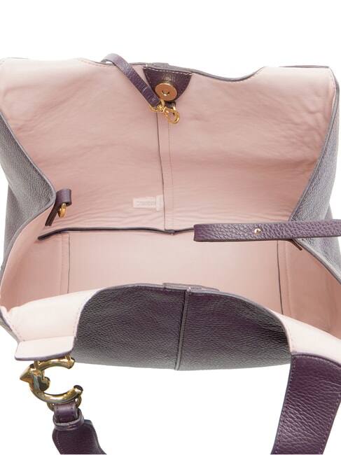 C-EASY Schultertasche mit Clutch Pflaumen - Damentaschen