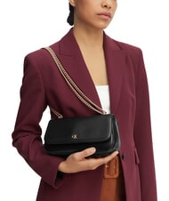 CALVIN KLEIN CK CONVERTIBLE Umh&auml;ngetasche auf Schwarz - Damentaschen - 2