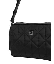 CALVIN KLEIN QUILTED NYLON Mini-Schultertasche mit Schultergurt auf Schwarz - Damentaschen - 5