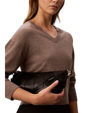 CALVIN KLEIN WOVEN Umh&auml;ngetasche auf Schwarz - Damentaschen - 2