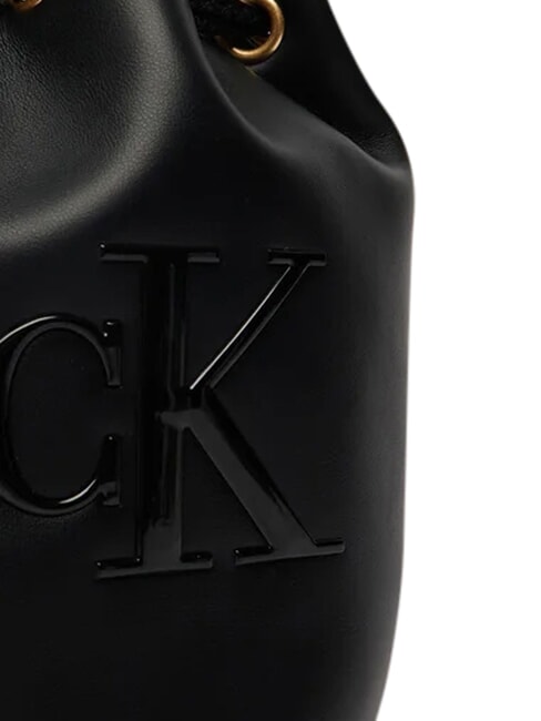 BOLD CK Beuteltasche mit Schultergurt auf Schwarz - Damentaschen