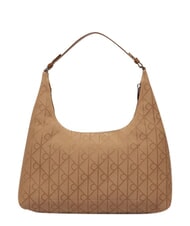 CALVIN KLEIN EMBLEM JAQUARD Die Schultertasche Maisstroh/tbd aop jqd - Damentaschen - 3