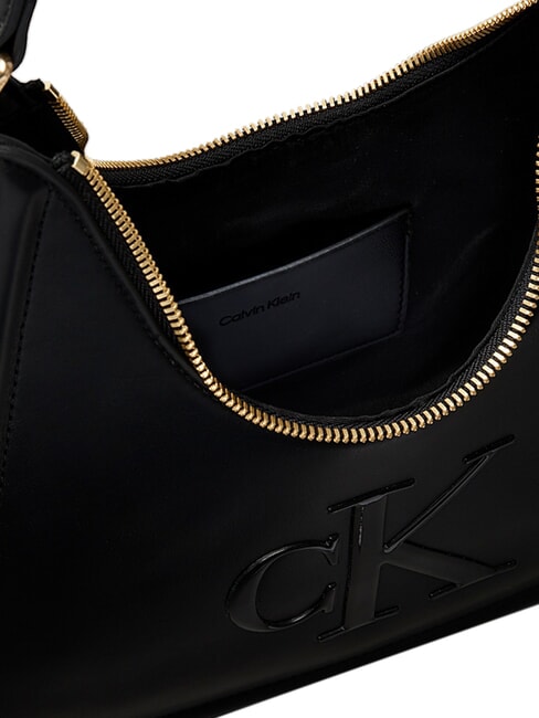 BOLD CK Schultertasche mit Schultergurt auf Schwarz - Damentaschen