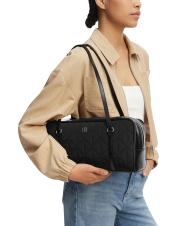 CALVIN KLEIN QUILTED NYLON Die Schultertasche auf Schwarz - Damentaschen - 2
