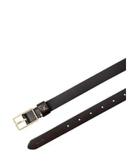 CALVIN KLEIN CLASSIC BUCKLE Lederg&uuml;rtel k&ouml;stliches/antikes Silber - G&uuml;rtel - 3