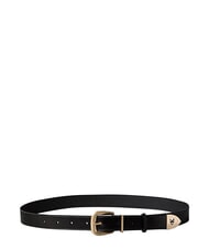 CALVIN KLEIN HW END TIP Lederg&uuml;rtel Schwarz / Antik-Hellgold - G&uuml;rtel - 2