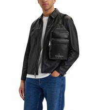 CALVIN KLEIN BOLD LOGO WEBBING Umh&auml;ngetasche auf Schwarz - Umh&auml;ngetaschen Herren - 2