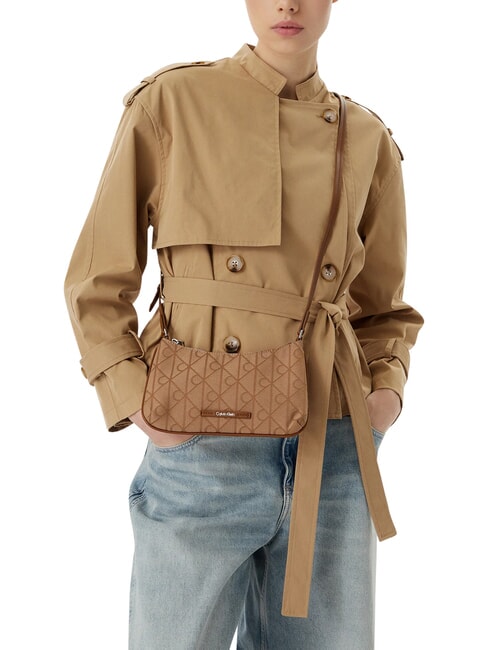 EMBLEM AOP Mini-Schultertasche Maisstroh/tbd aop jqd - Damentaschen