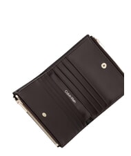 CALVIN KLEIN EMBLEM AOP Geldb&ouml;rse mit Doppelrei&szlig;verschluss Black AOP - Brieftaschen Damen - 2