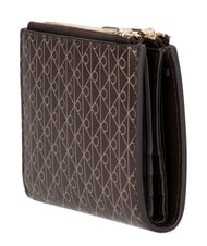 CALVIN KLEIN EMBLEM AOP Geldb&ouml;rse mit Doppelrei&szlig;verschluss Black AOP - Brieftaschen Damen - 3