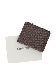 CALVIN KLEIN EMBLEM AOP Geldb&ouml;rse mit Doppelrei&szlig;verschluss Black AOP - Brieftaschen Damen - 5